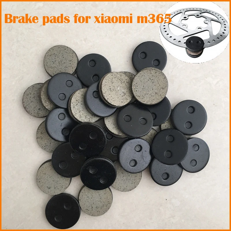 Rear Disc Brake Pads for Xiaomi Mijia M365 1S Electric Scooter, Metal, Repair Parts, Skateboard Accessories, 2 Pcs