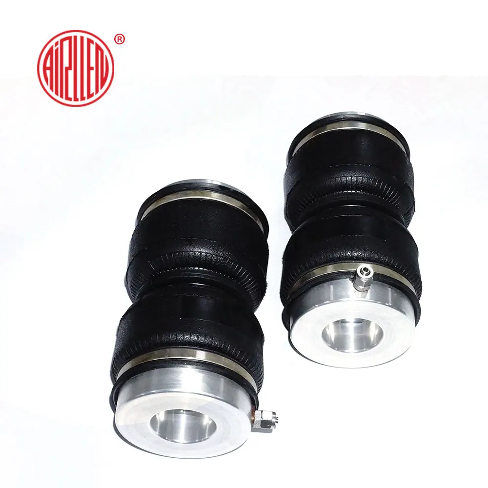 air suspension part a pair of rear airbags Airllen rubber spring for Nissan shock absorber double convolute pneumatic parts bag