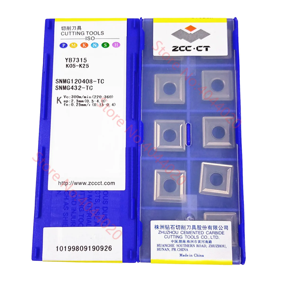 ZCC.CT SNMG120404 SNMG120408 SNMG120412-TC YB7315 Carbide Insert SNMG Inserts