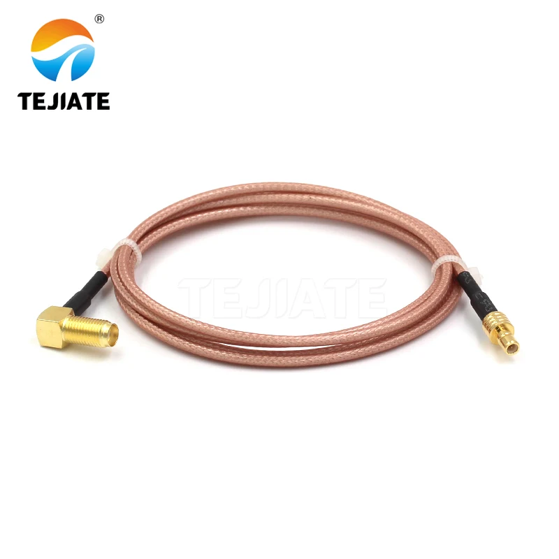 1PCS TEJIATE Adapter Cable SMB To SMA Type SMBJ Convert SMAKW 8-90CM 1M 1.5M 2M Length Connector RG316 Wire