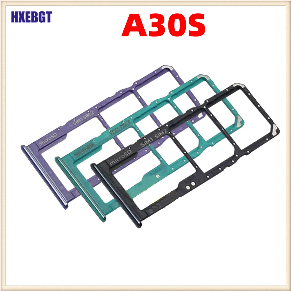 

SIM Card Tray Adaptor For Samsung Galaxy A30S A307F A307G A307FN A307 Mobile Phone Micro SD SIM Card Slot Holder Repair