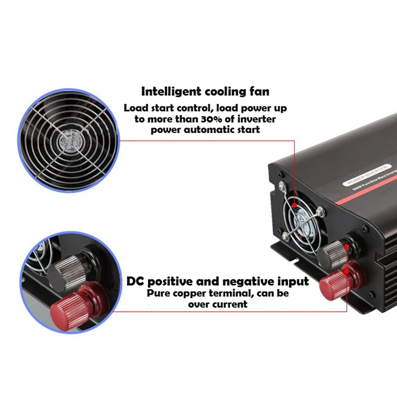 300W Pure Sine Waveอินเวอร์เตอร์12V/24V/48V DCถึง100V/110V/120V/220V/230V/240V AC 50/60HZแรงดันไฟฟ้าpower Inverter