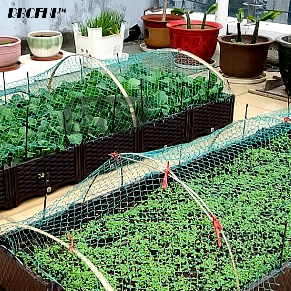 Green Anti Bird Netting Garden Plant Mesh Durable Protect Plants and Fruit Trees Stops Birds Deer Poultry Best Stretch Fencing