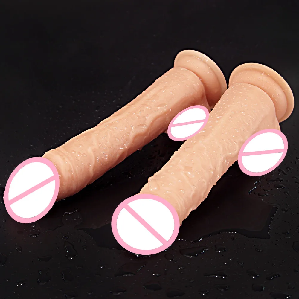 Realistic Dildo With Ball Sex Toy for Women Penis with Strong Suction Cup  Vagina G-spot Anal Plug Massager Clitoris Stimulator