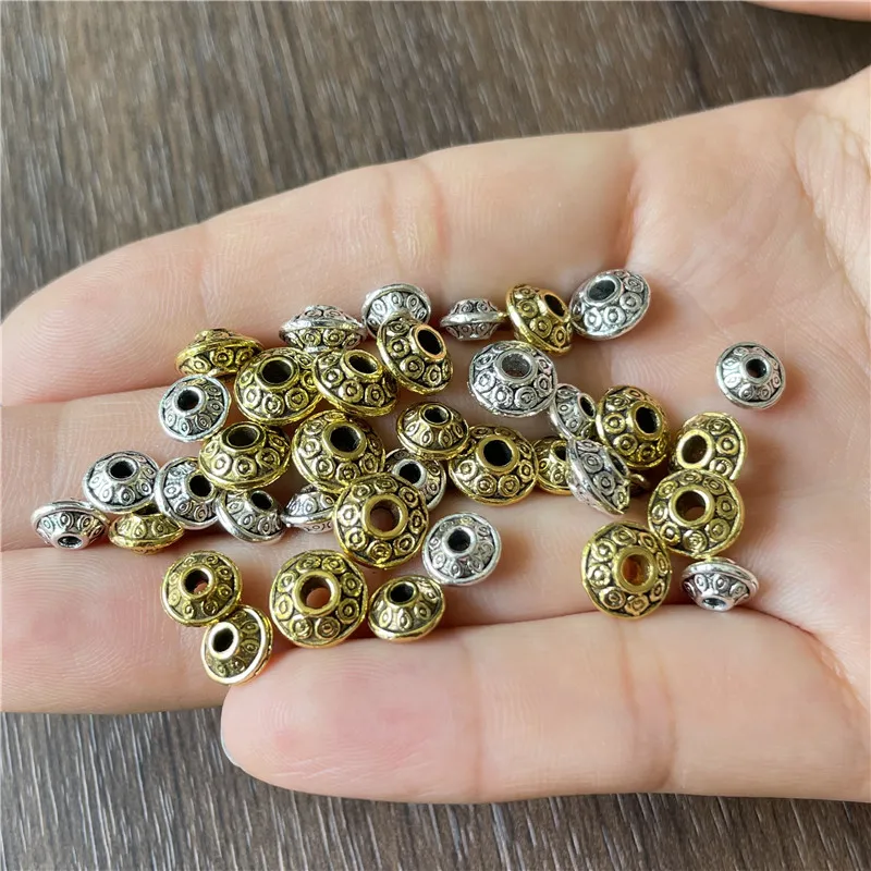 JunKang Charm Discs Separated Beads Loose Fashion Jewelry Making DIY Handmade Bracelets Necklace Earrings Accessories