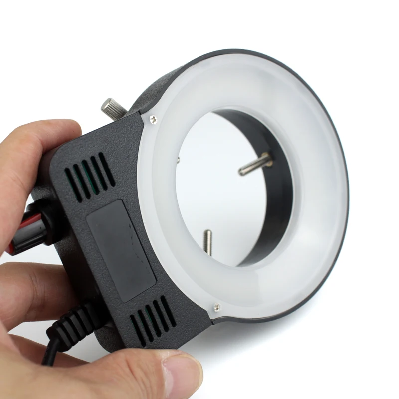 Led Usb Uitgang Verstelbare Dc 5V Schaduwloze Ring Licht Iluminator Lamp Voor Industrie Stereo Microscoop Industriële Camera