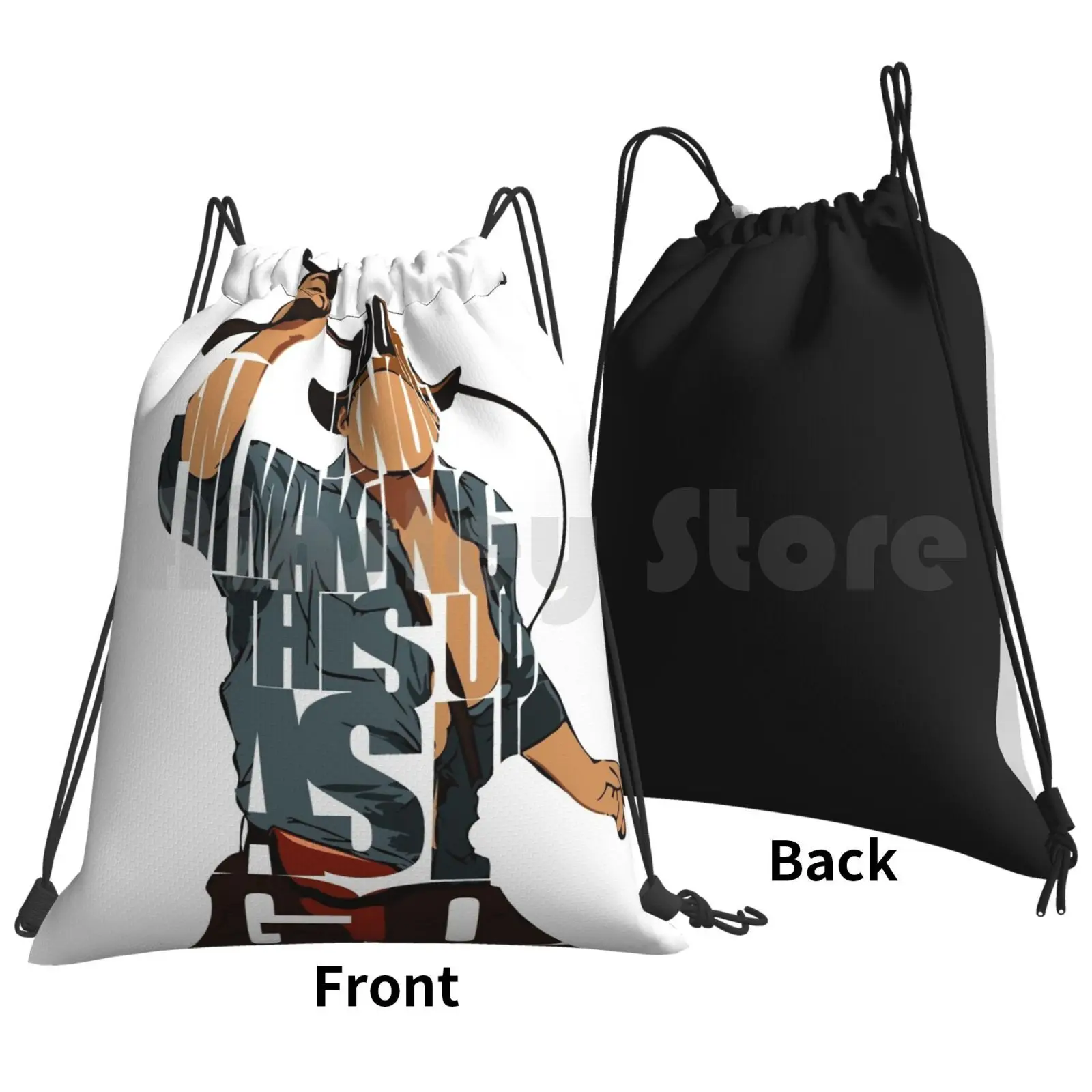 Indiana Jones Backpack Drawstring Bag Riding Climbing Gym Bag Henry Walton Indiana Jones Indy Harrison Temple Of