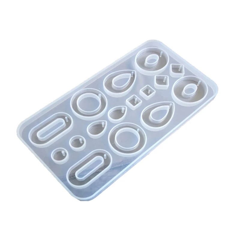 

Crystal Epoxy Resin Mold Earrings Pendant Casting Silicone Mould DIY Crafts Handmade Decorative Jewelry Making Tool