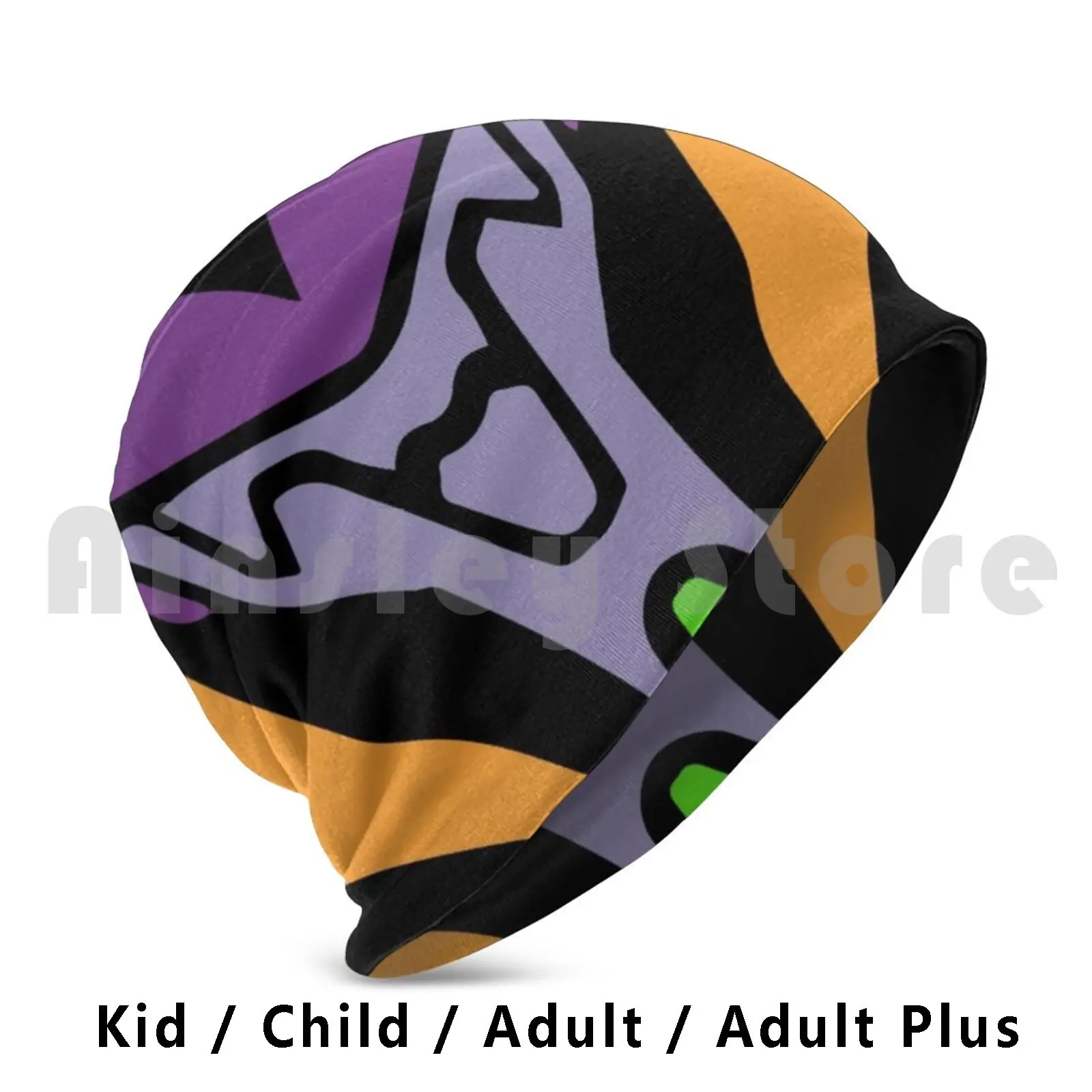 Облегающие шапки для лица Eva 01, вязаная шапка в стиле хип-хоп Eva01, Аниме Робот, Джик, умник, ангел, Адам, блок эва