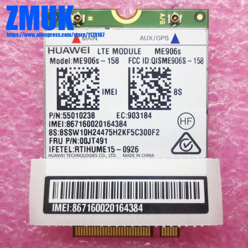 ME906S ME906S-158 LTE NGFF 4G WWAN Card For Lenovo Ideapad Miix 700-12ISK Tablet Series,FRU 00JT491