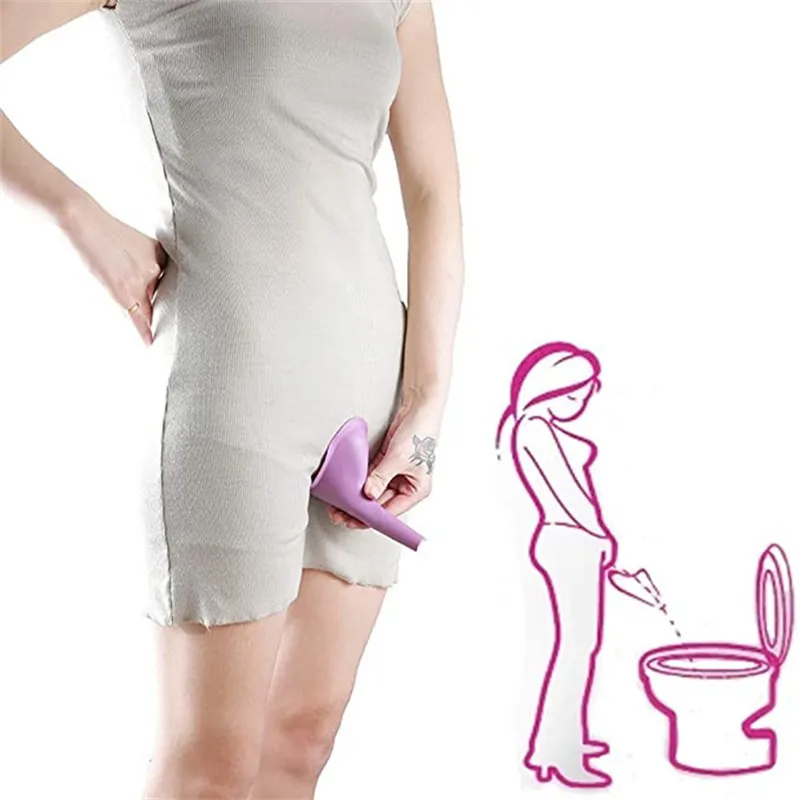 Field Emergency New Design Women Urinal Outdoor Travel Camping Portable Female Urinal Soft Silicone Urination Device Stand Up