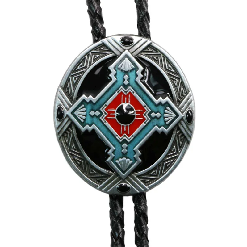 Totem bolo tie tie clip American western cowboy bolo tie tie