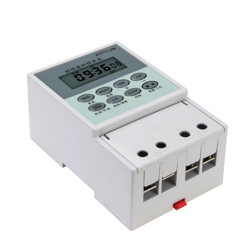 ZYT11-JW 220V longitude and latitude microcomputer time control switch street lamp time controller timer