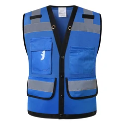 Safety Vest High Visibility Mesh Reflective Vest with Pockets for Men & Women