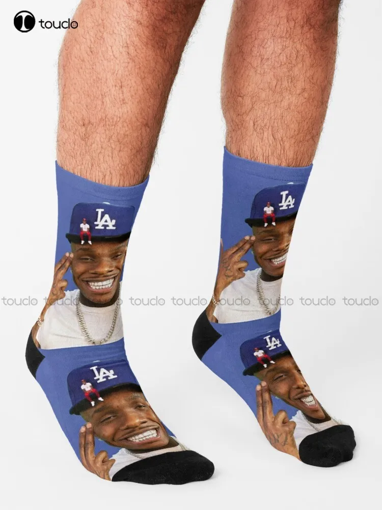 Dababy Rapper Rap Dababy Da Baby Singer Artist Music Socks Custom Socks Personalized Custom Unisex Adult Teen Youth Socks