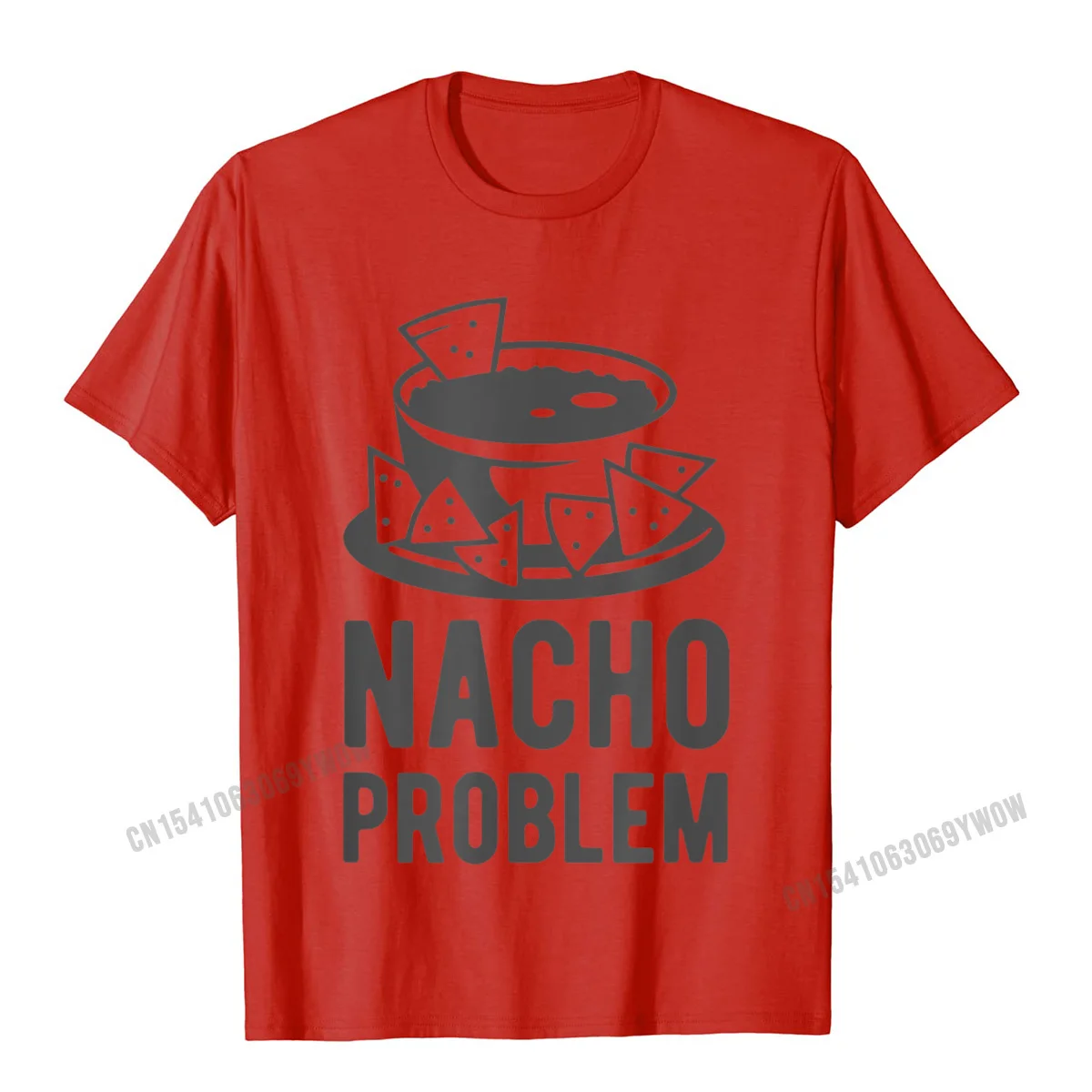 Nacho Problem 티셔츠 Camisas Men Normal Men's T Shirts Rife Cotton Tees Christmas Day Tshirt