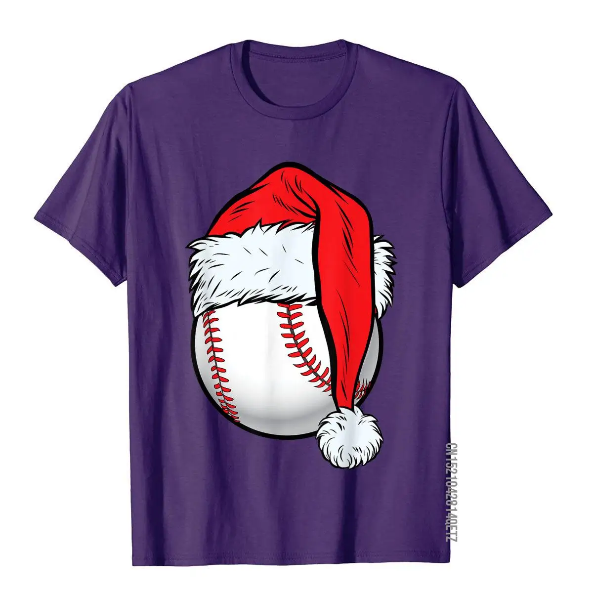 Christmas Baseball Ball Santa T Shirt Boys Men Sport Xmas Tops & Tees Hip Hop England Style Cotton Mens T Shirts Printing