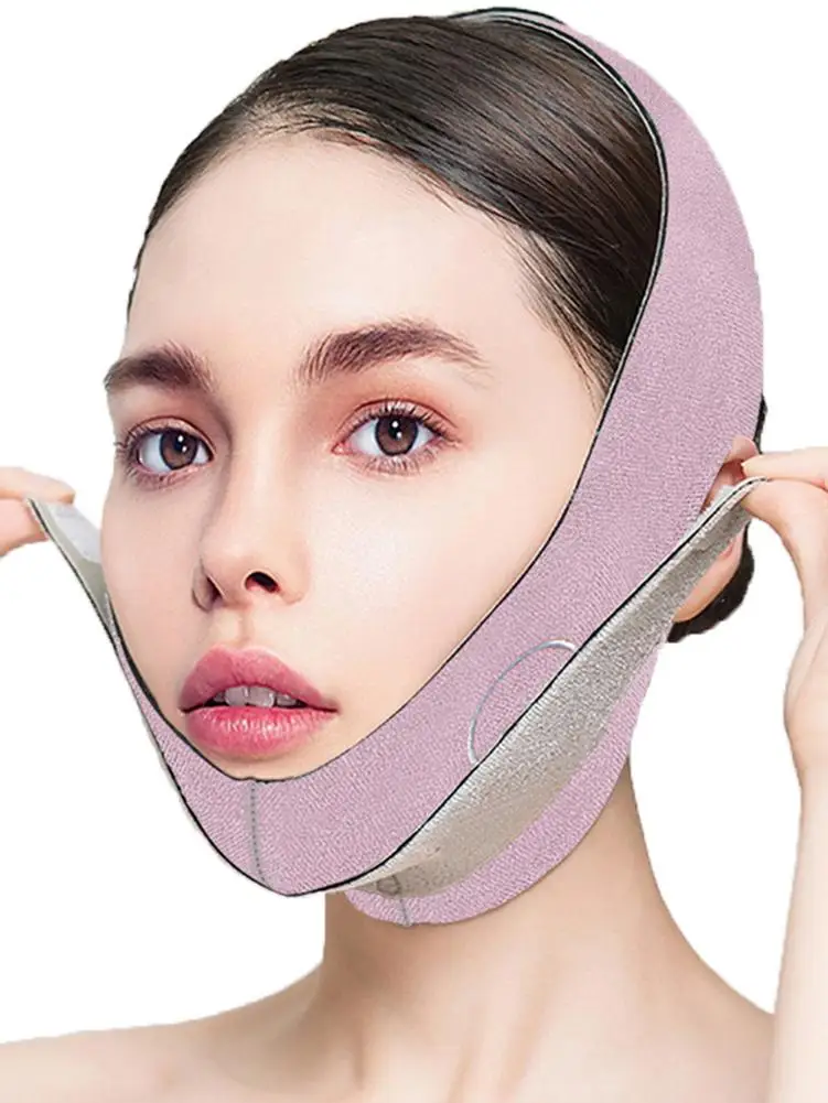 Face Slimming Strap, Reusable Double Chin Reducer Strap, Pain-Free Facial Chin Slimmer Device, V-Line Face Lifting Bandage