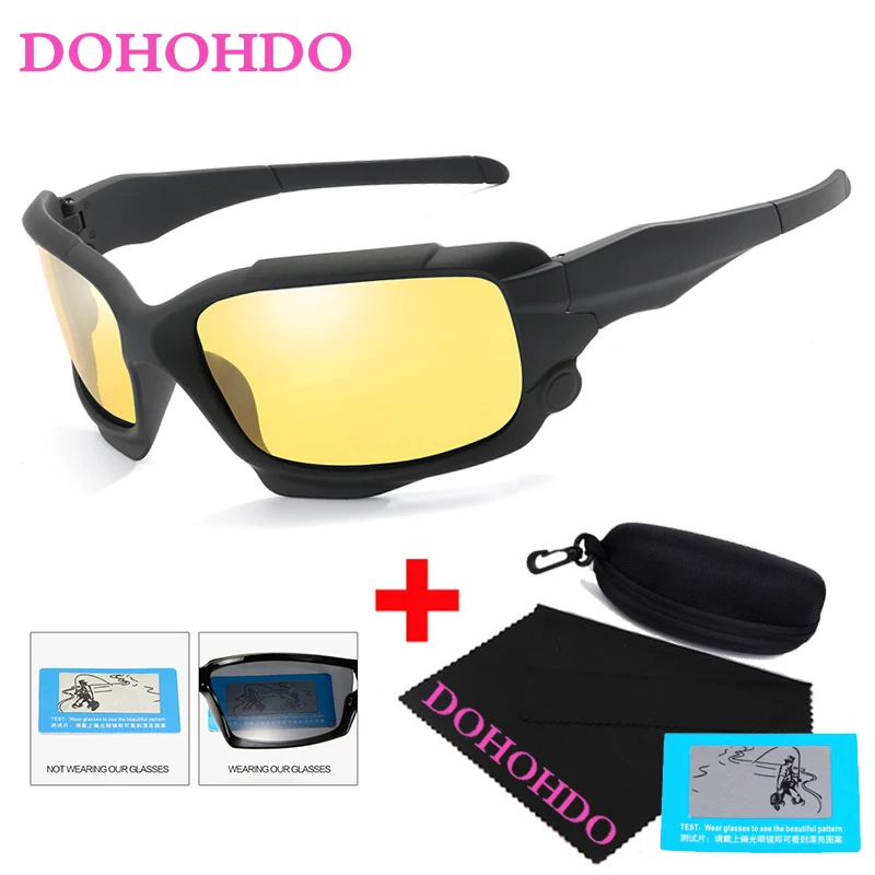 DOHOHDO Unisex Sport Vintage Sun Glasses Famous Brand Sunglases polarized Sunglasses retro Feminino For Women Men UV400 With Box