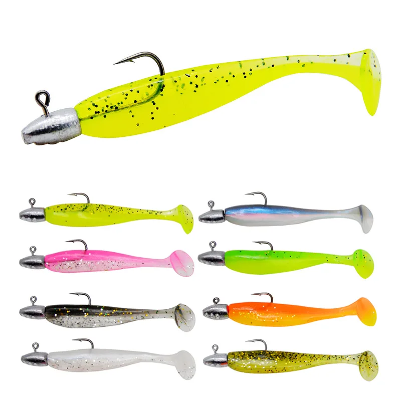 Cebo de pesca Ttail 5 cm con anzuelo jig head 2 g - imagen 3