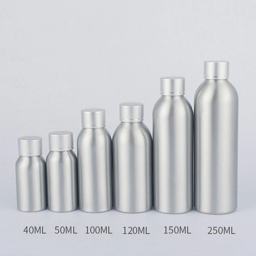 Heißer Rostfrei Aluminium Flasche Lagerung Geeignet für Lotion Toner Angeln Lebensmittel