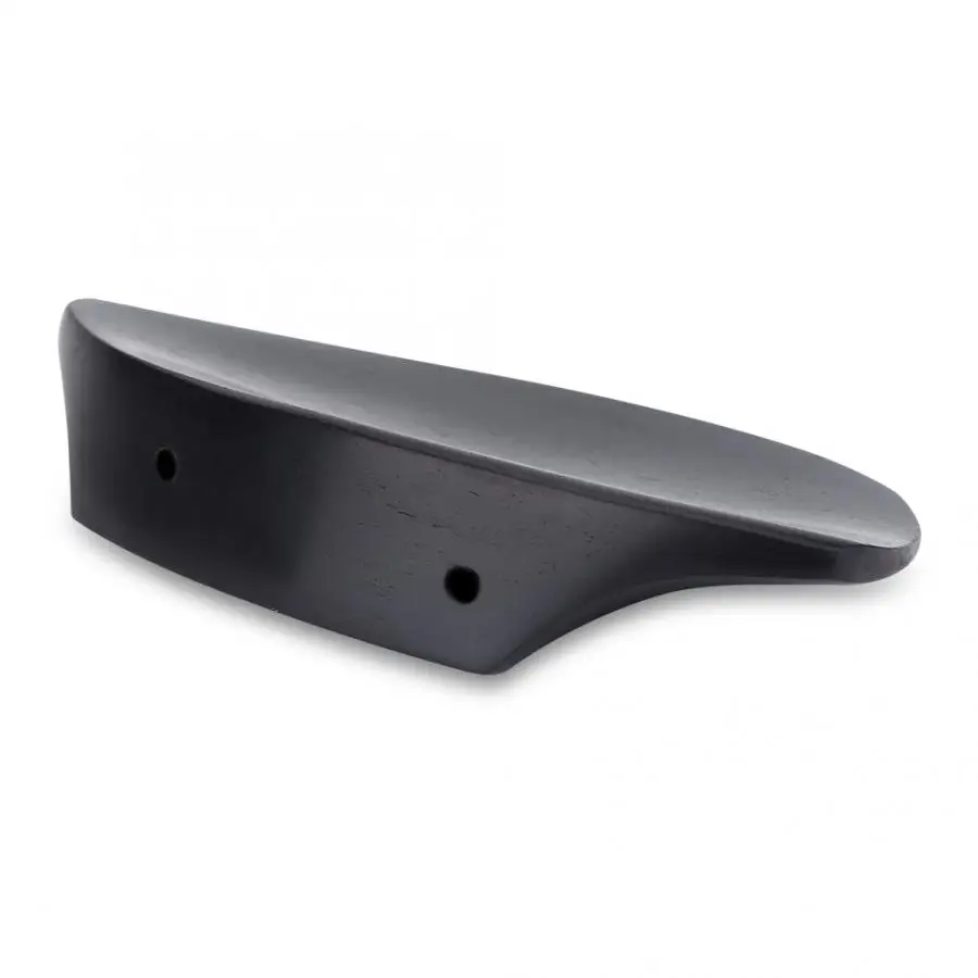 Violin Chin Rest with Bracket & Softwood Strip Wood Violin Chin Rest Ebony Wood Chin Rest for 4/4 Size Violin Parts Accessories