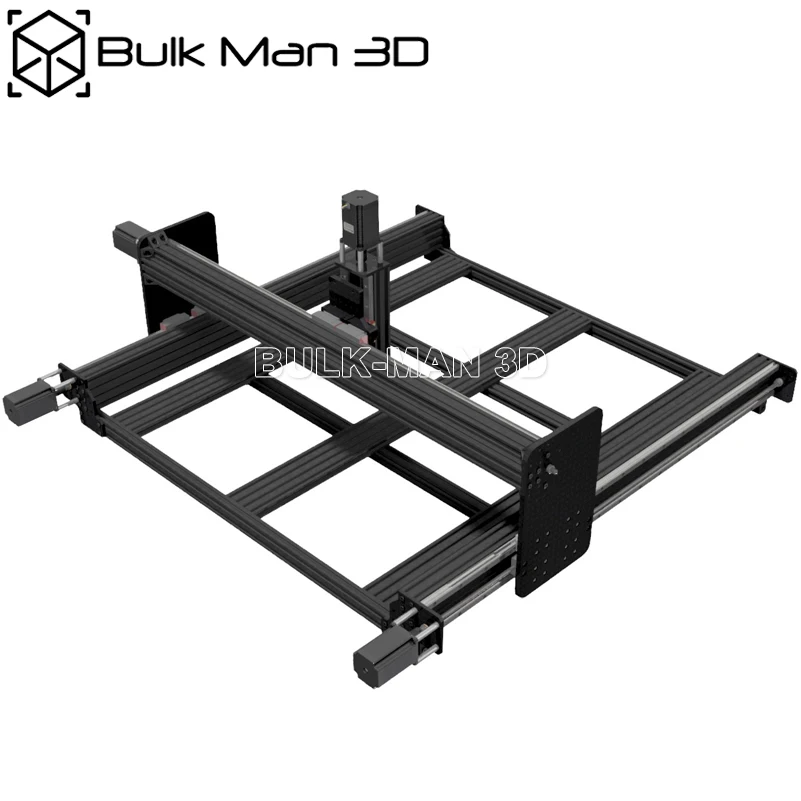 20%OFF BulkMan3D QueenBee PRO CNC Router Machine Mechanical Frame Kit Linear Rail Upgraded 4Axis Lead Screw Woodworking Engraver