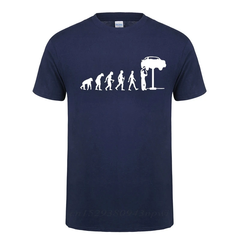 Evolution Auto Mechaniker Mechanic Car T Shirt Funny Birthday Gifts Men Husband Dad Father Brother Guys Friend Summer T-shirt