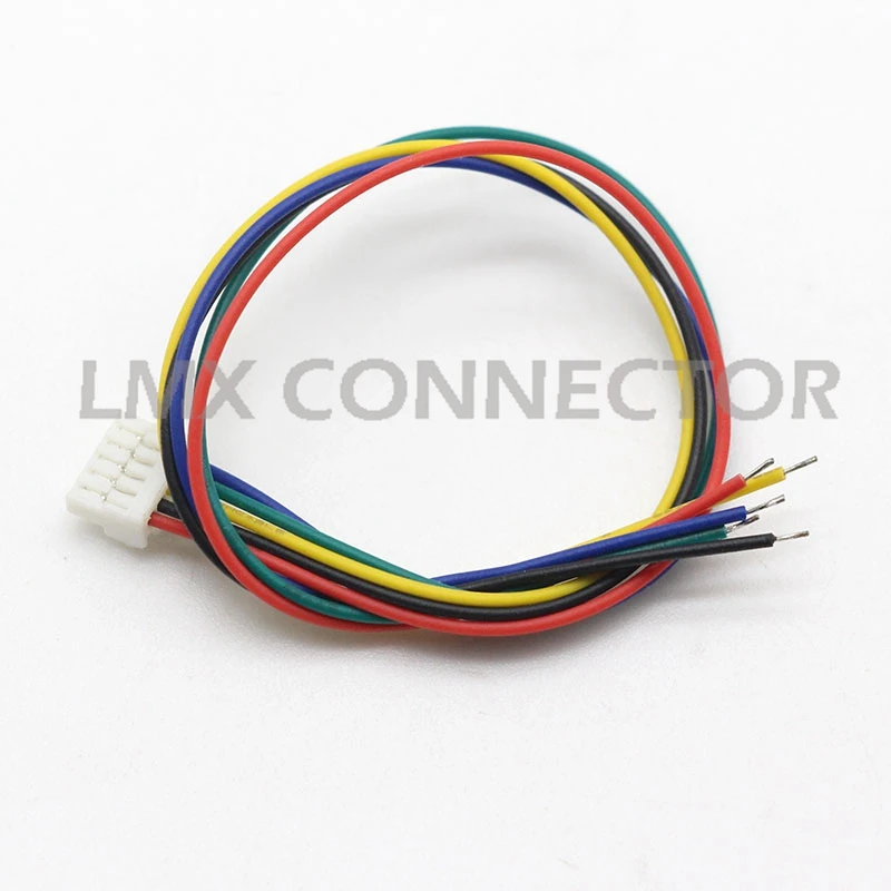 10 PCS JST GH Series 1.25mm Cable Wire Connector 2P 3P 4P 5P 6P 7P 8P GH1.25 with Lock 150MM 28AWG Single End Replace JSTA1257