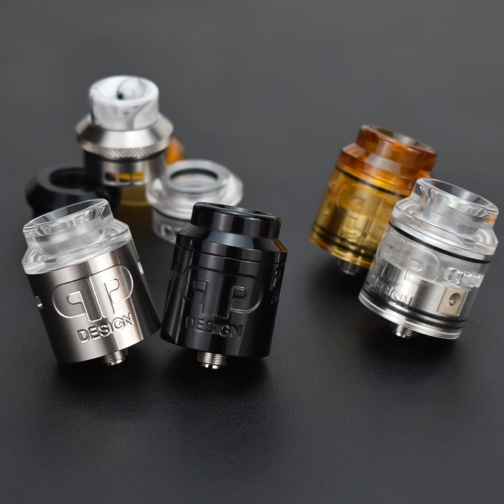 QP KALI V2 RDA Tank 25mm With Squonk BF PIN 316SS  PC PEI Material Rebuildable Drip Tip Vape For 510 Thread Atomizer