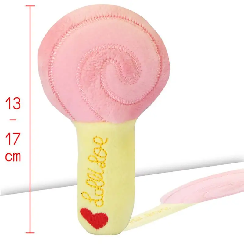 Dorakitten 1pc Pet Toy Creative Cartoon Lollipop Shape Bite-Resistant Pet Chew Toy Pet Squeaky Toy Pet Supplies Dog Favors