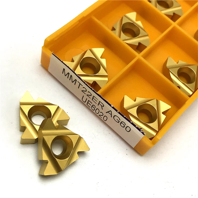 Imagem -05 - Cnc Metal Torno Corte Insert Thread Turning Tool Carbide Insert Aço Processamento Mmt 11er 16er 22er Ag60 Vp15tf