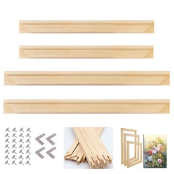 Wooden Picture Frame 30x40 40x60 50x70cm Natural Wood Wall Frame Stretcher Oil Diamond Painting Photo Frames Living Room Decor