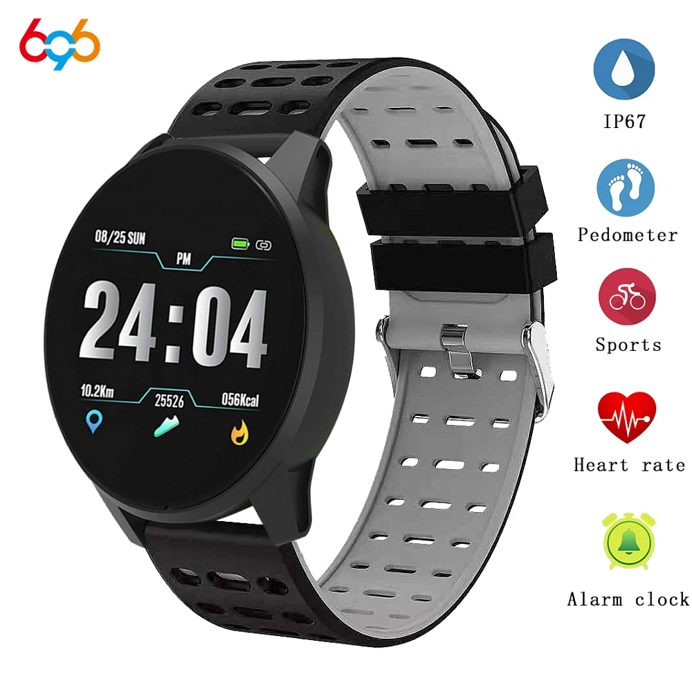 

Смарт-браслет TLWB2 с пульсометром, тонометром и шагомером, 696