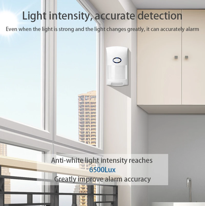 Zigbee-Système d\'alarme intelligent avec capteurs infrarouges, détecteur de mouvement, capteur PIR, vie intelligente, télécommande, Wi-Fi, Tuya