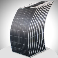 1000w flexible solar panel 12v 24v panel solar 100w monocrystalline  battery charger for rv electric car camping yacht