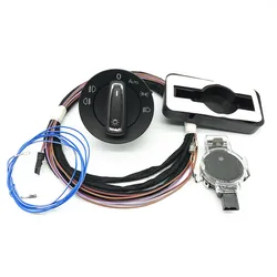 Car Rain Humidity Sensor light Sensor Auto headlight Switch Cable wiring harness Box For VW Golf 7 MK7 81D955547 81D 955 547