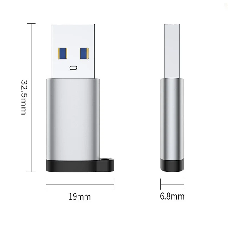 Type C Naar Usb Adapter 3.0 Usb C Mannelijke Een Vrouwelijke Data Connector Converter