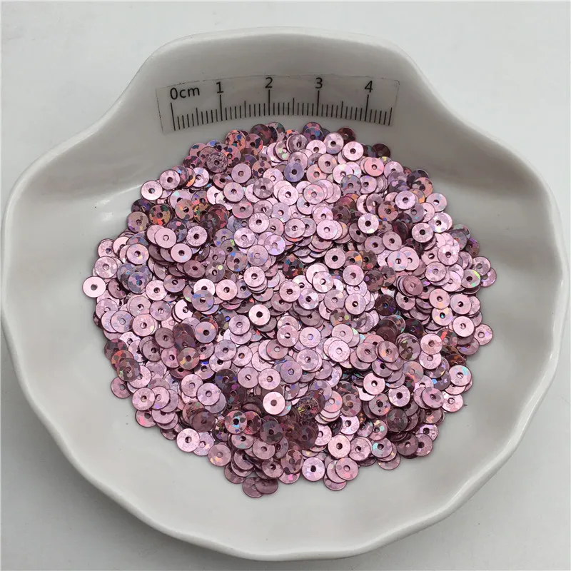 10g Laser 4 millimetri 6 millimetri 8 millimetri Piatto Paillettes PVC di Scintillio di Paillettes Per I Vestiti, Cappello, scarpe. Bambini FAI DA