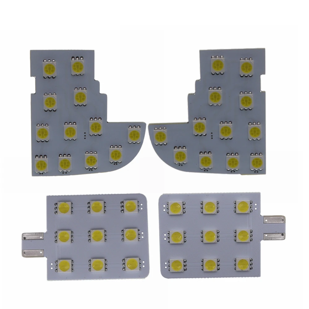 Eonstime 4Pcs For Honda CRV 2013-2016 2014 2015 SMD LED Interior Dome Map Reading Lights Dome Lamps Interior LED White 6000K 12V
