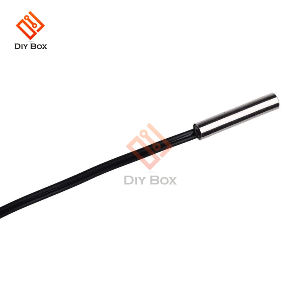 W1209 1M 2M Waterproof NTC 10K 1% 3950 Thermistor Accuracy Temperature Sensor Wire Cable Probe For Arduino
