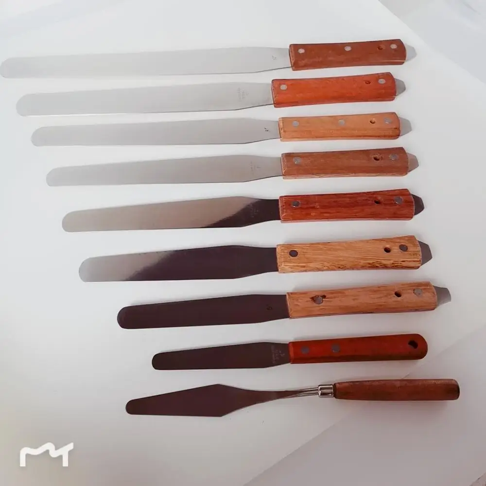 Nice Size for Custom Screen Printing Spatulas Total Nine Pieces