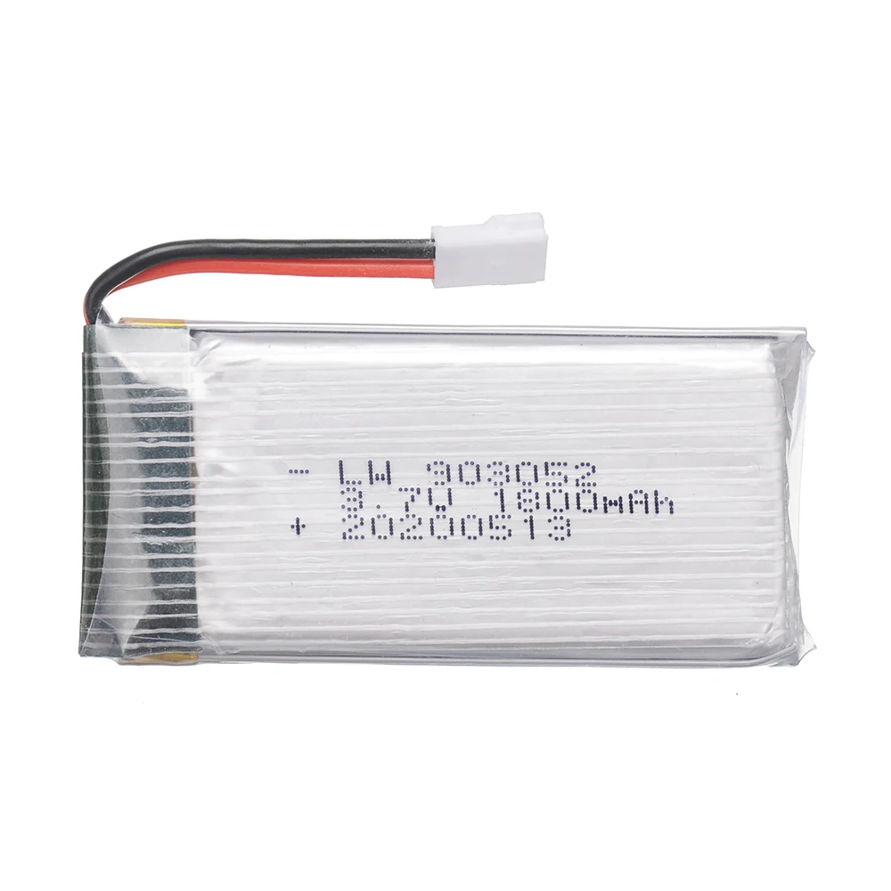 1/2/5/10PCS 3.7v 1800mAh Rechargeable Battery for SYMA X5SW X5 X5S X5C M18 H5P KY601S 903052 3.7v Lipo battery with XH2.54 Plug