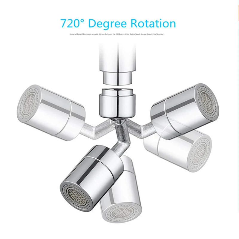 CCC Rotation Faucet Mixer Aerator Water Diffuser For Kitchen Bathroom Water Filter Nozzle Bubbler Water Spray Faucet Attachment