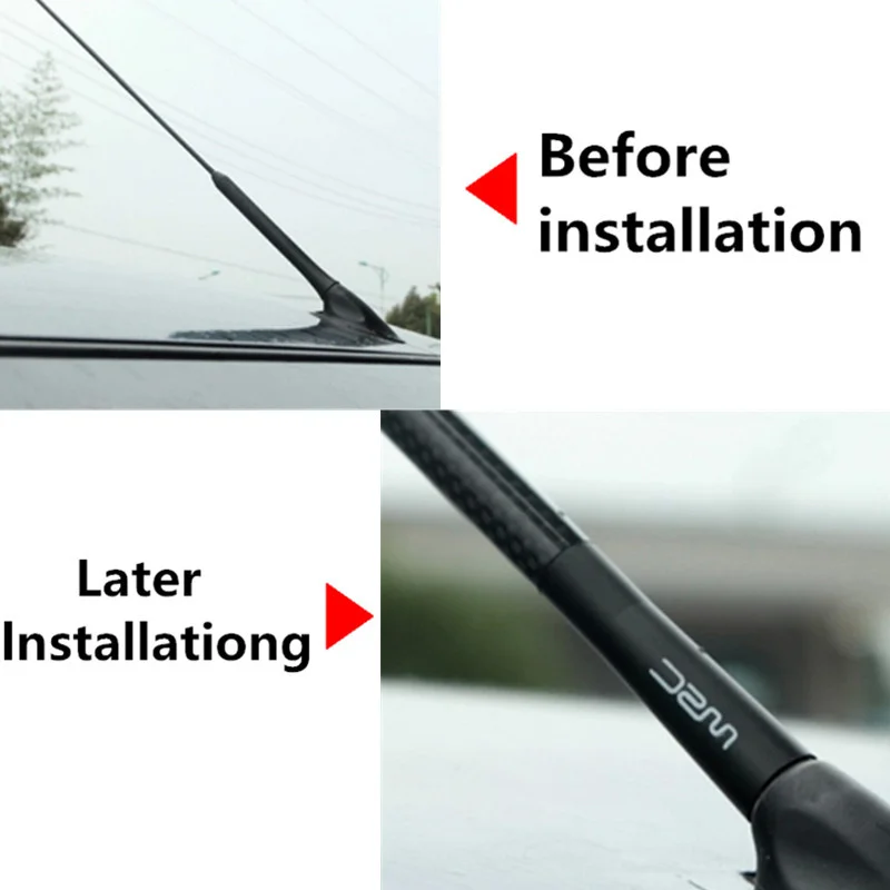 Car Antenna WRC style Carbon Fiber For AUDI S line A4 A3 A6 C5 Q7 Q5 A1 A5 80 TT A8 Q3 A7 R8 RS B6 B7 B8 S3 S4