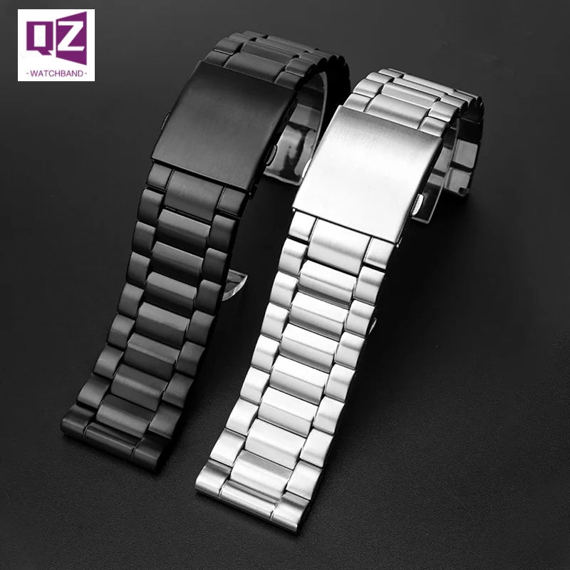 Thickened solid Stainless Steel watchband for diesel watch band DZ7395 DZ7396 DZ7315 DZ7421 DZ7331 metal strap mens Bracelet