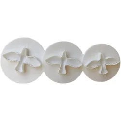 3pcs/set Spring Printing Mold Peace Dove/Snowflake/Butterfly Mold Pottery tools Handmade Tools Suitable for school pottery bars