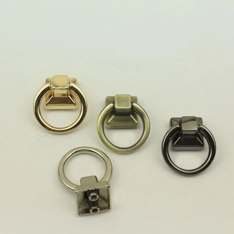 4 шт., Кольцо Размером 18 мм, подвесные пряжки, металлический мешок, ремень, боковой зажим, крючок, заклепка, гвоздь, круглая Соединительная Пряжка, аксессуары «сделай сам»