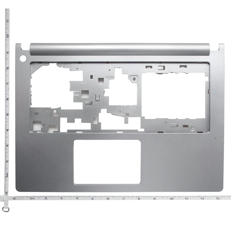 Imagem -03 - Teclado Moldura Tampa sem Touchpad e Caixa Inferior Prata Shell Palmrest Lenovo Ideapad S400 S405 S410 S415 S4070 c Novo