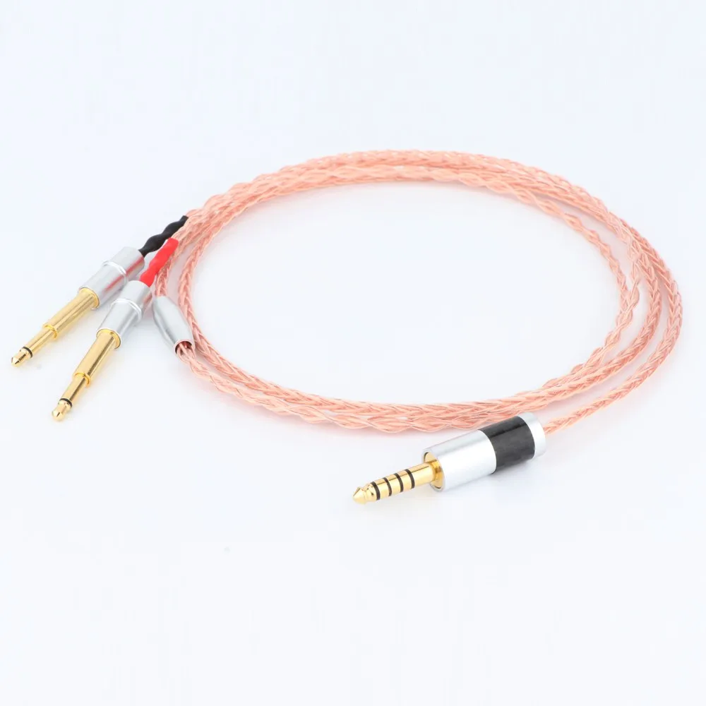 8 Coer Single crystal copper Headphone Cable For MEZE99 Classics 99neo NEO NOIR 4.4mm Balanced plug